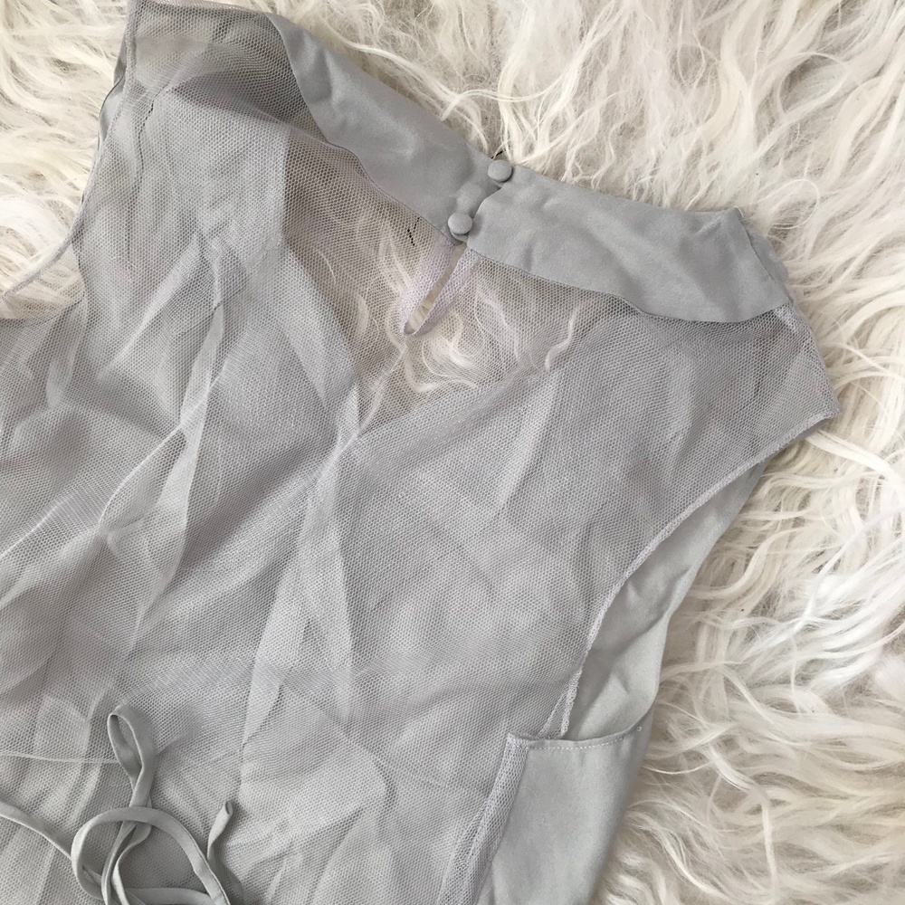 3.1 PHILLIP LIM Silk V-Neck Top - Picture 5 of 6